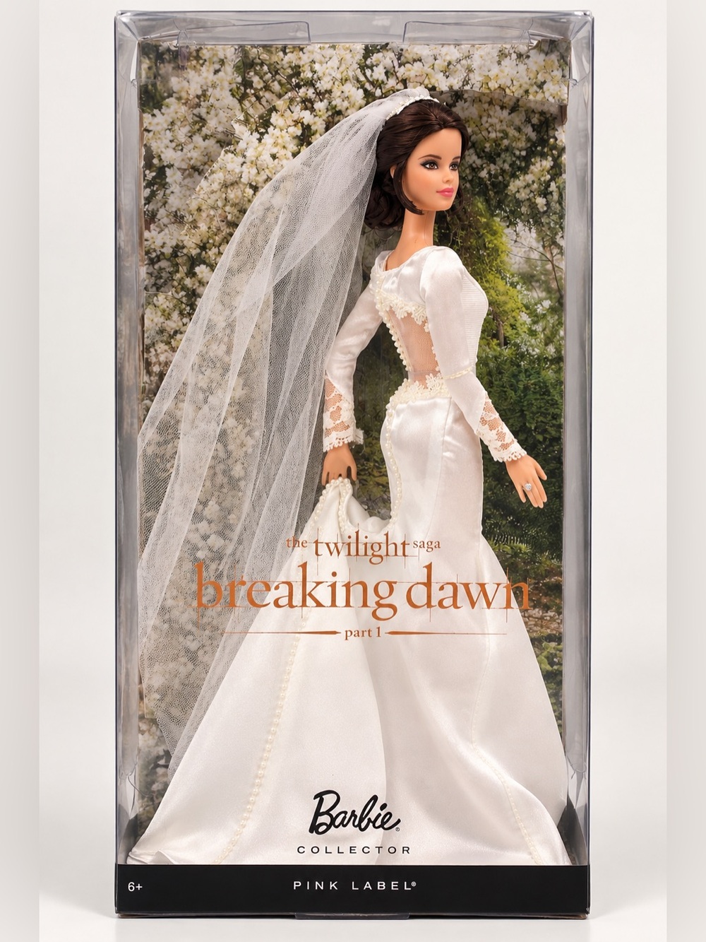 Twilight Saga Bella Bride Barbie Breaking Dawn Pink Label Doll Wedding NIB